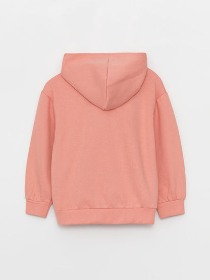 Basic Long Sleeve Girl's Hoodie