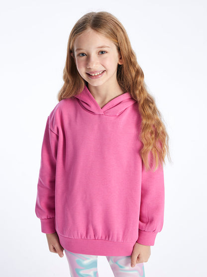 Basic Long Sleeve Girl's Hoodie