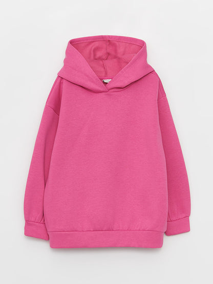 Basic Long Sleeve Girl's Hoodie