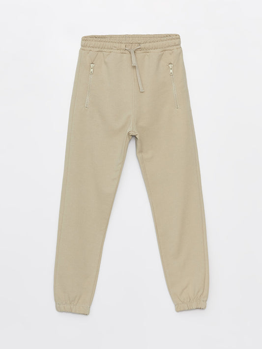 Basic Boys' Jogger Sweatpants with Elastic Waistband