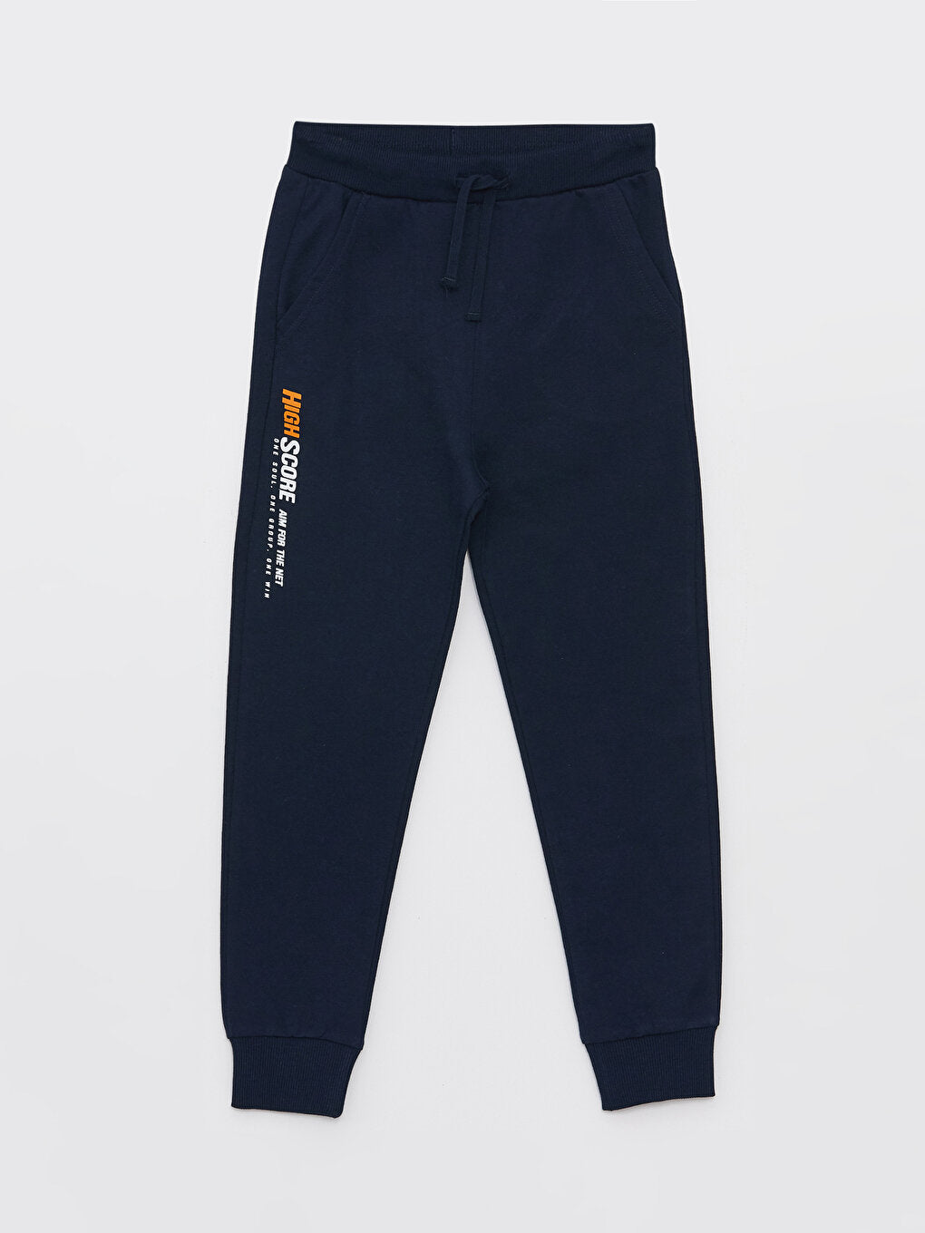 Printed Boys' Jogger Sweatpants with Elastic Waistband