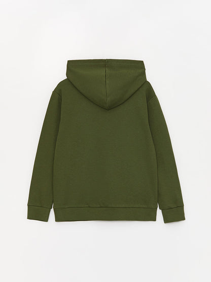 Basic Long Sleeve Boys Hoodie