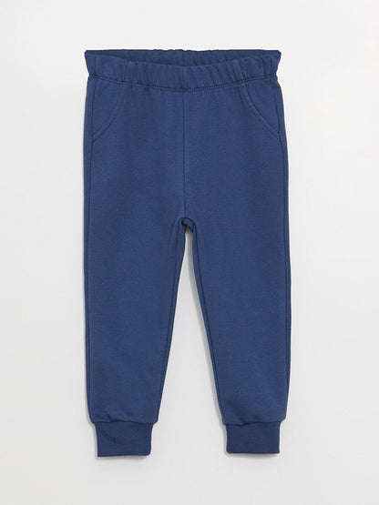 Basic Baby Boy Jogger Tracksuit Bottom with Elastic Waist