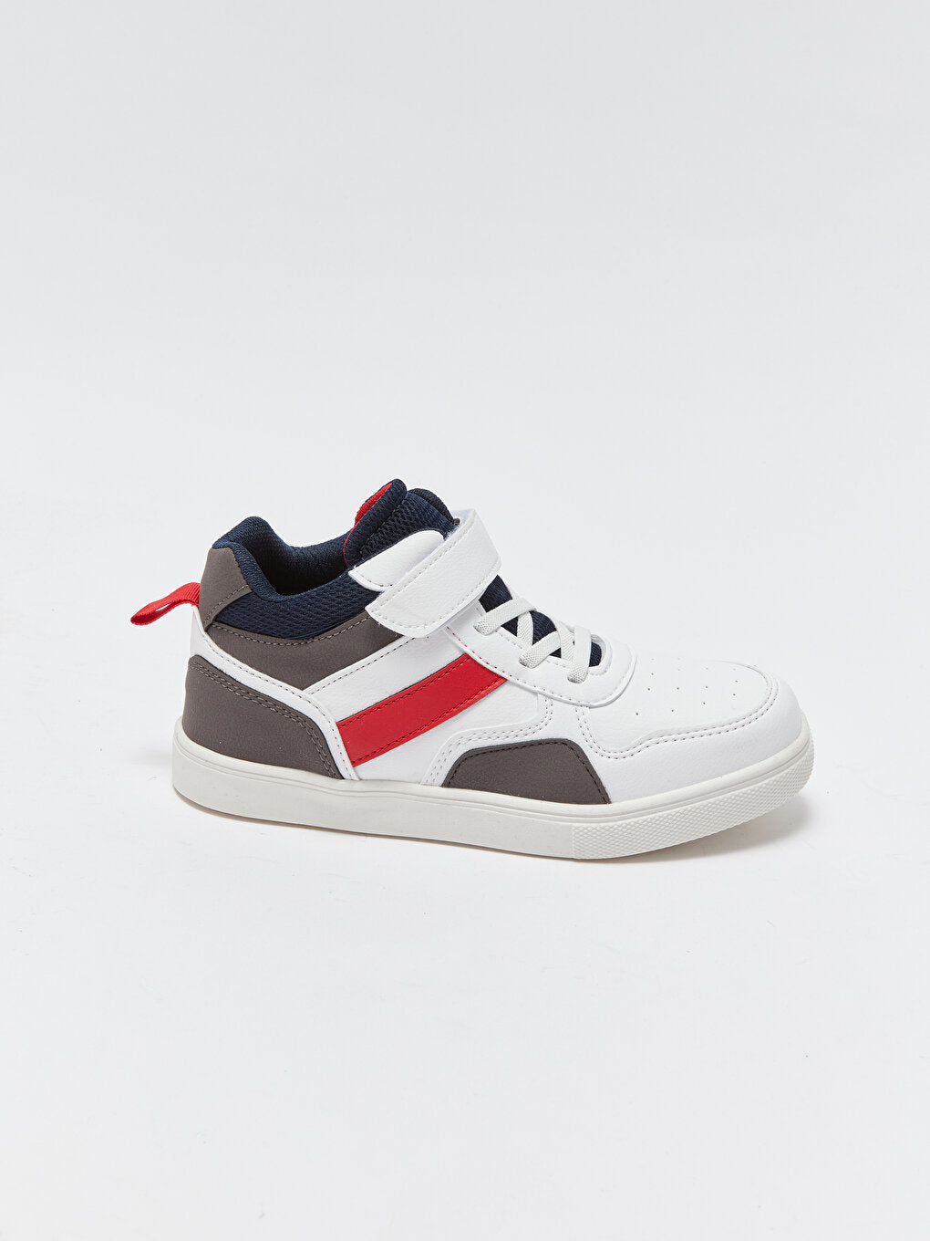 Color Blocked Boys' Sports Shoes with Laces and Velcro