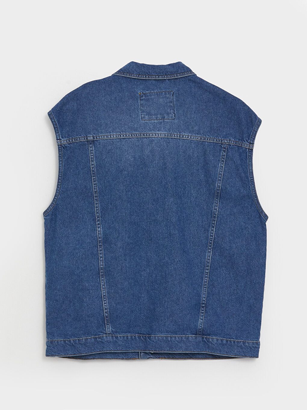 Standard Pattern Men's Jean Vest