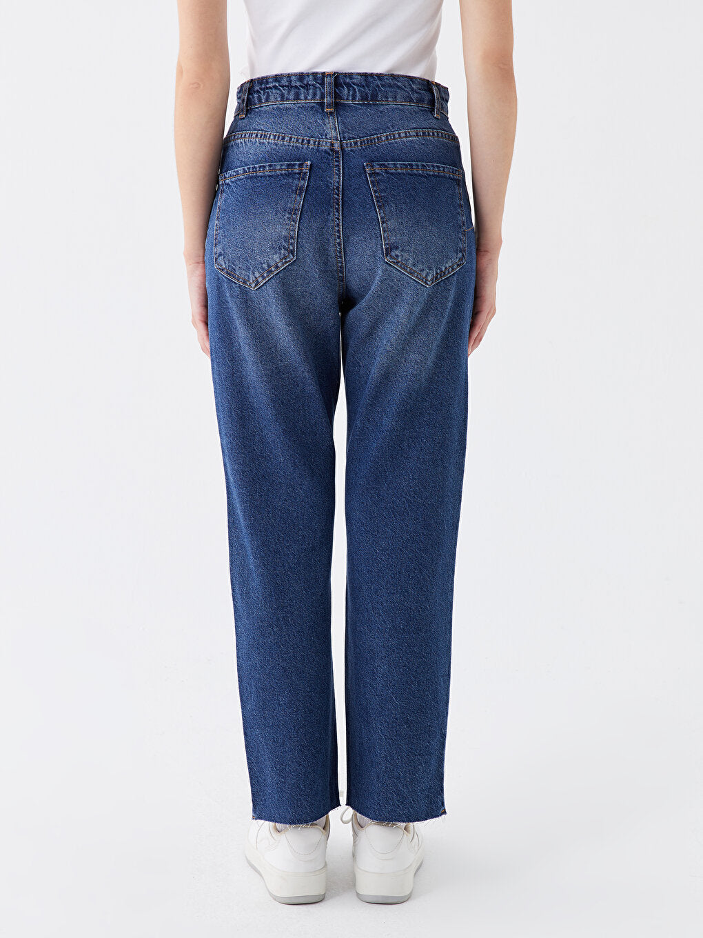 Straight Fit Women's Jean Trousers