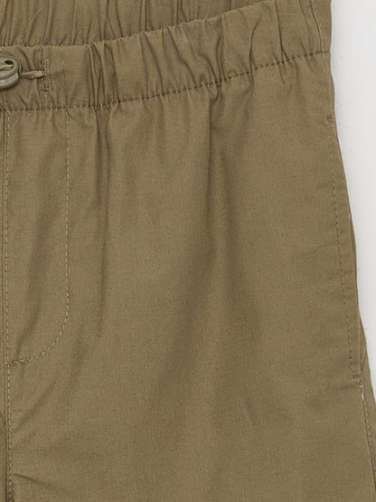 Basic Boy's Trousers with Elastic Waist