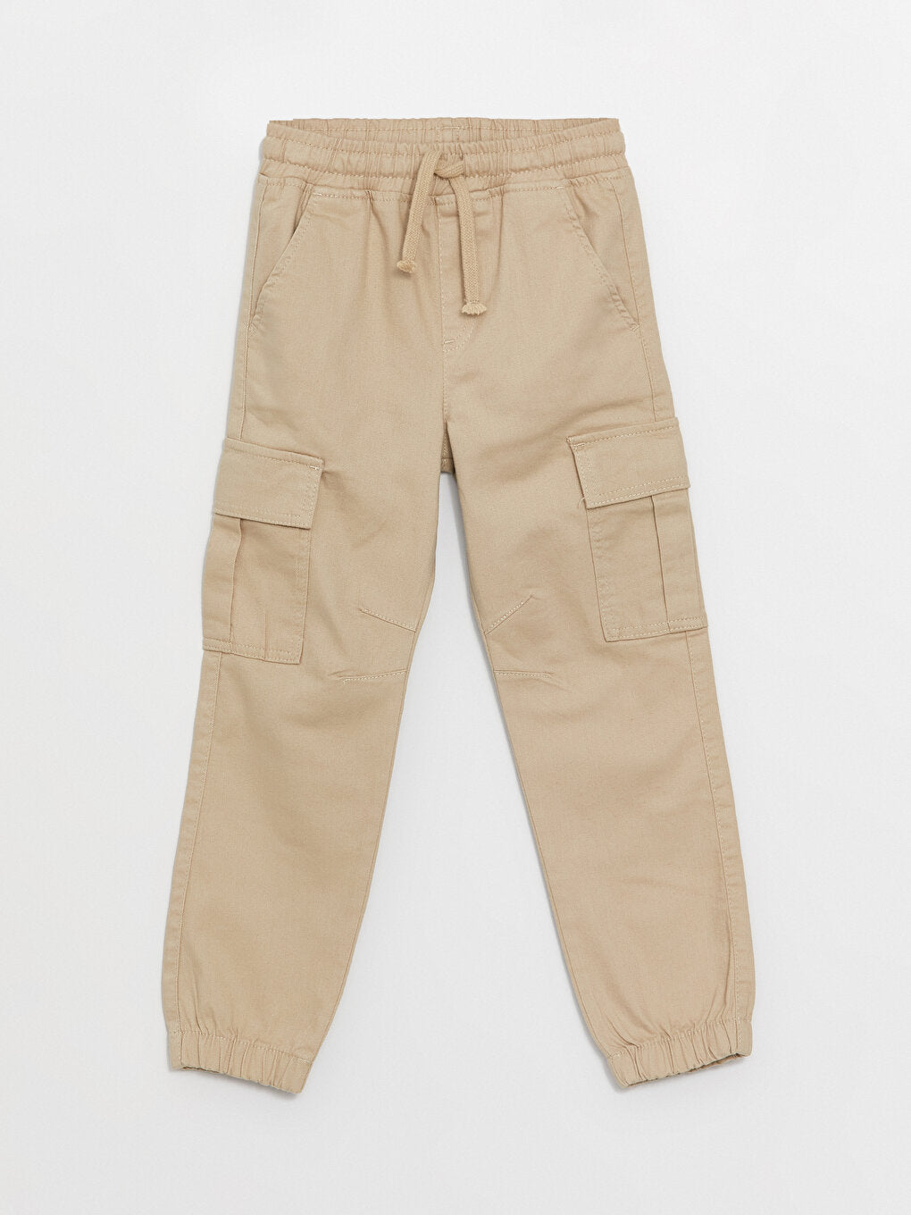 Boys' Cargo Pants with Elastic Waist