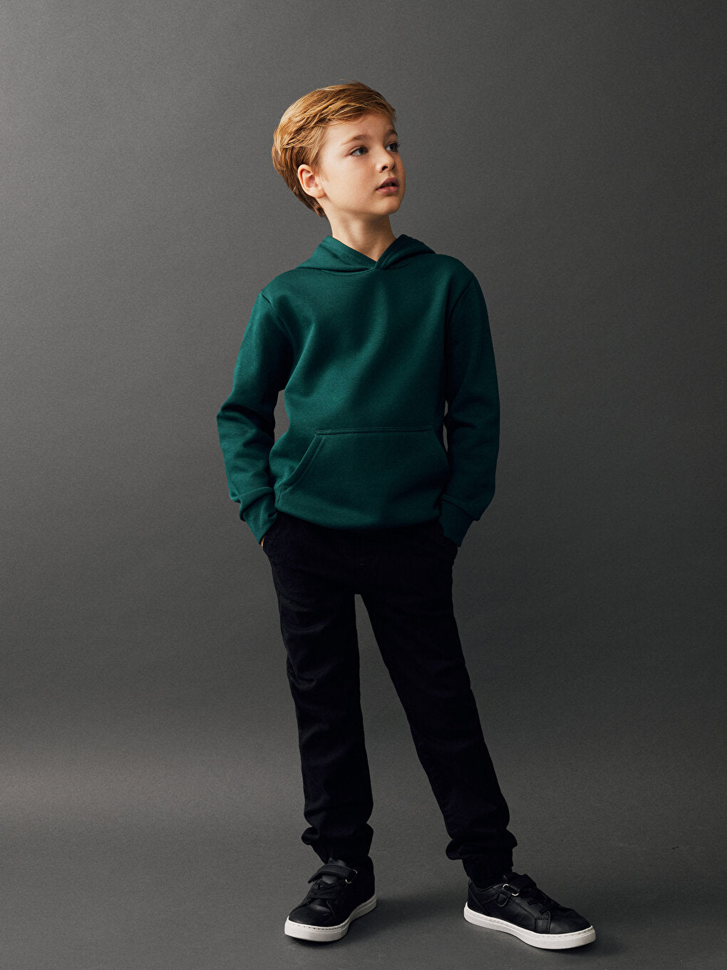 Boys' Cargo Pants with Elastic Waist