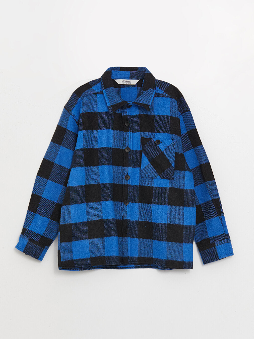 Comfortable Fit Plaid Boys' Shirt Jacket