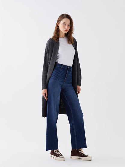 Wideleg Women's Jean Trousers