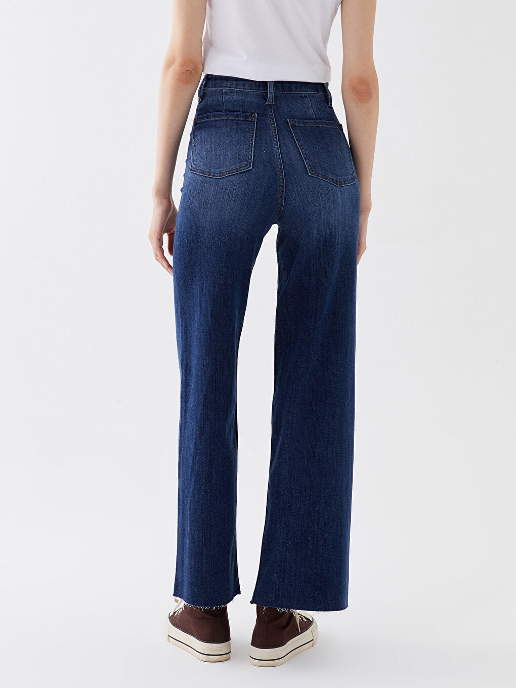 Wideleg Women's Jean Trousers