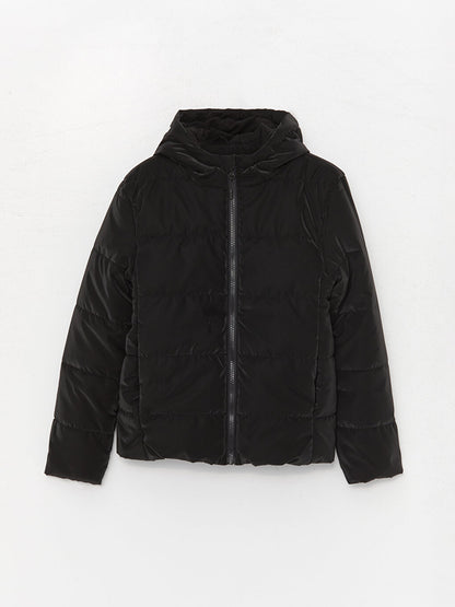 Hooded Boy's Puffer Coat