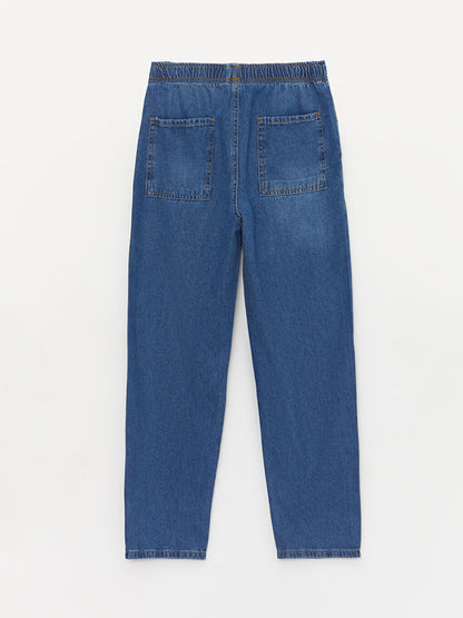 Comfortable Fit Elastic Waist Boy Jean Trousers