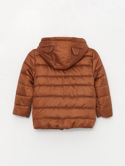 Hooded Baby Boy Puffer Coat