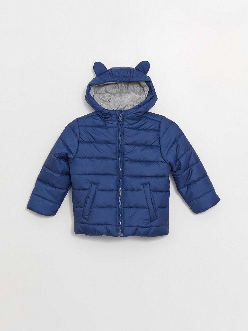 Hooded Baby Boy Puffer Coat