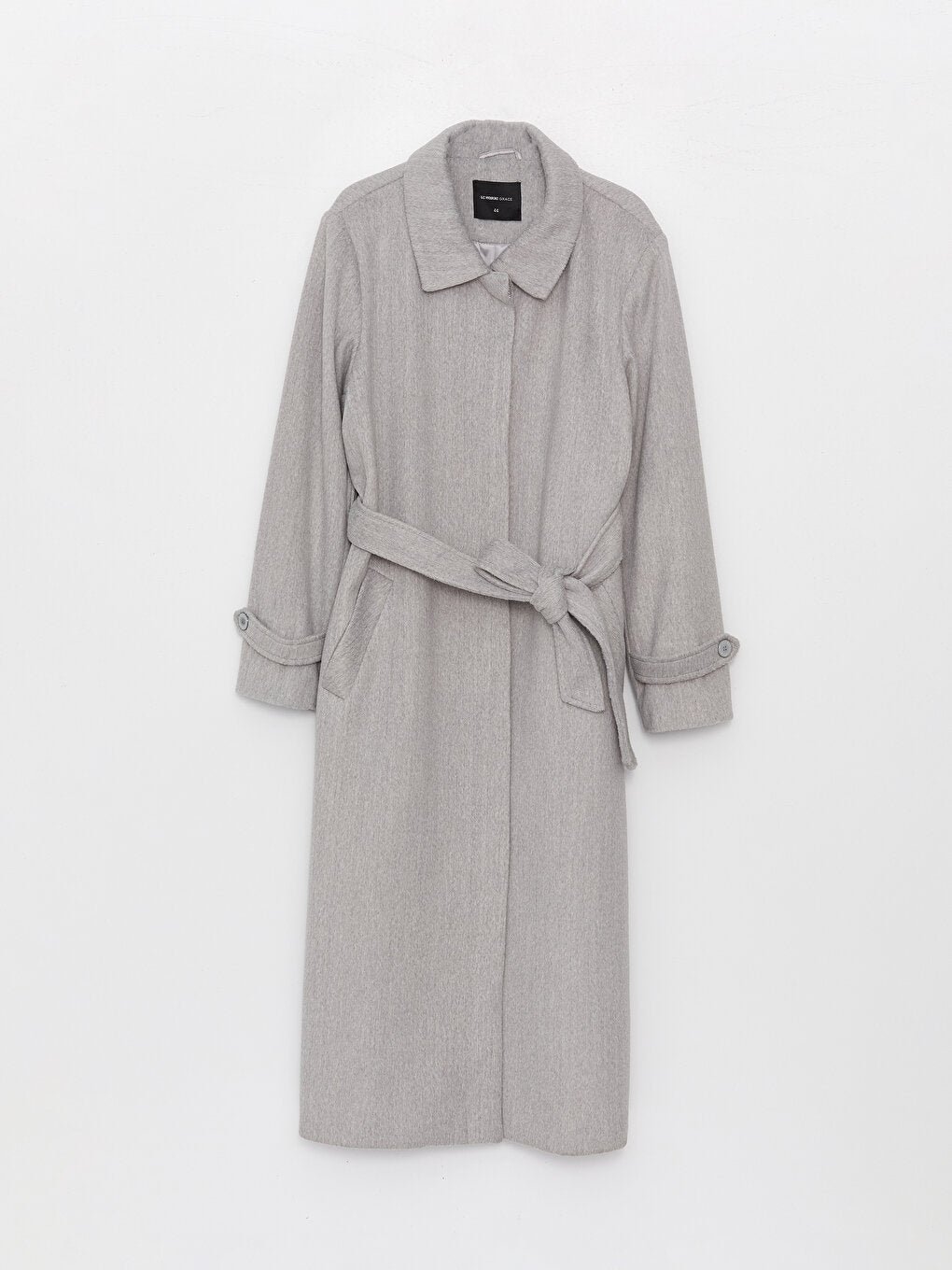 Women's Shirt Collar Plain Cuff Coat