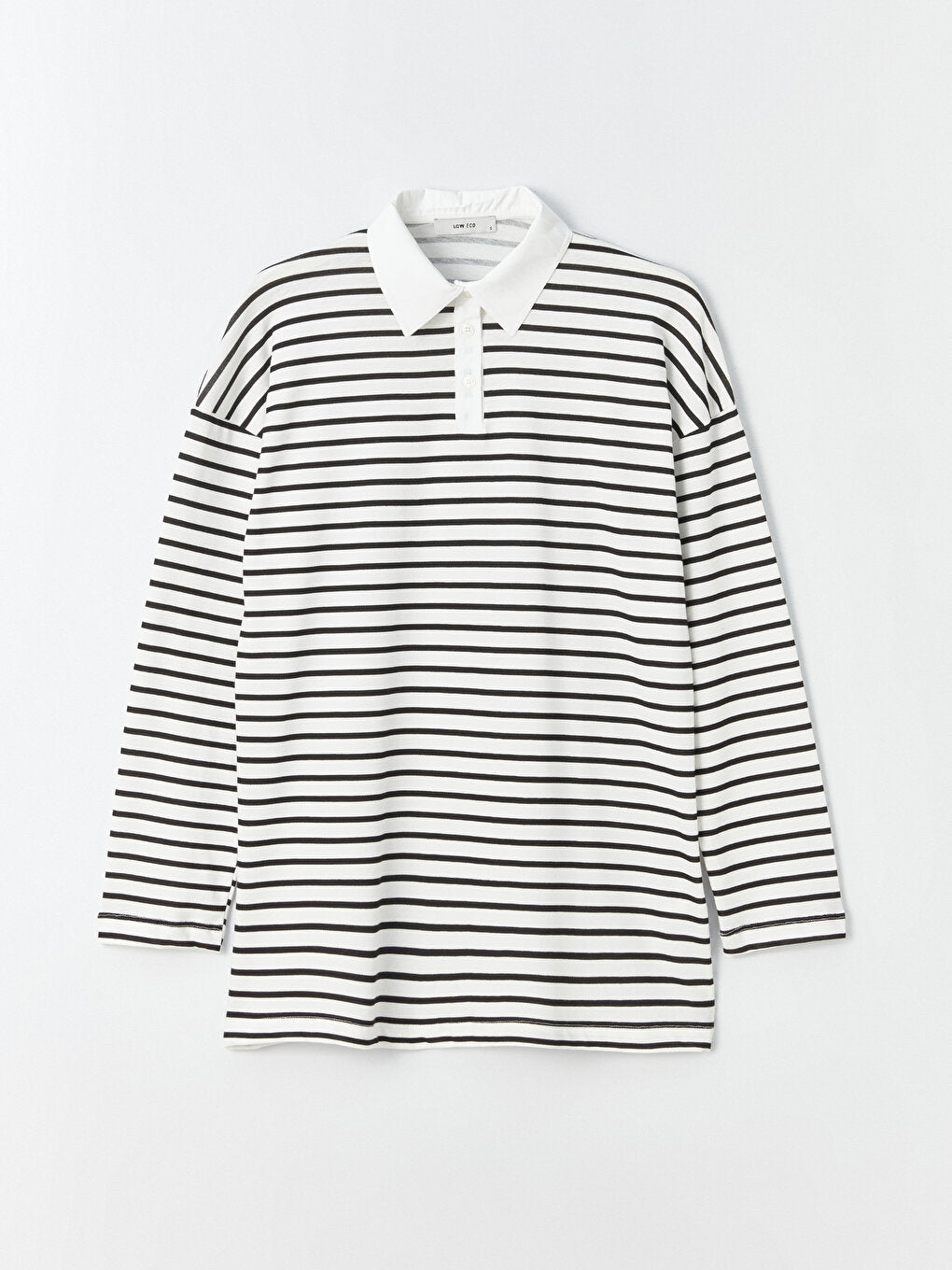 Striped Long Sleeve Women's Shirt Tunic