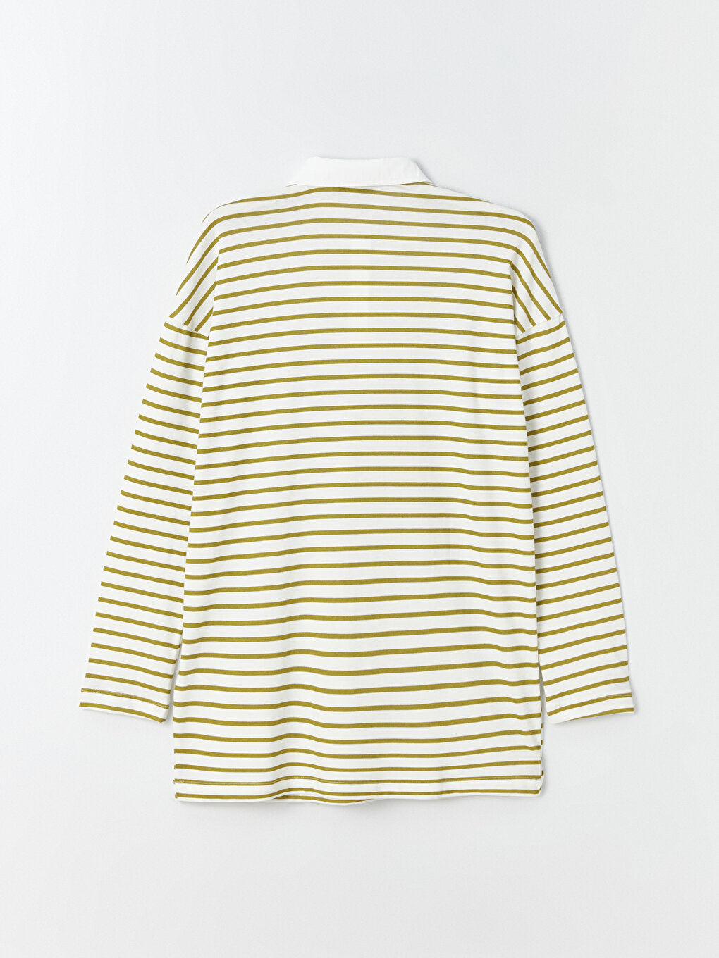 Striped Long Sleeve Women's Shirt Tunic