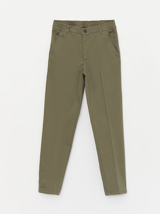 Elastic Waist Boy Trousers