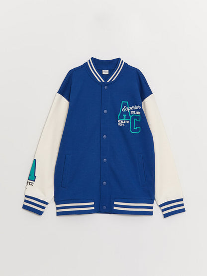 Printed Boys' College Jacket