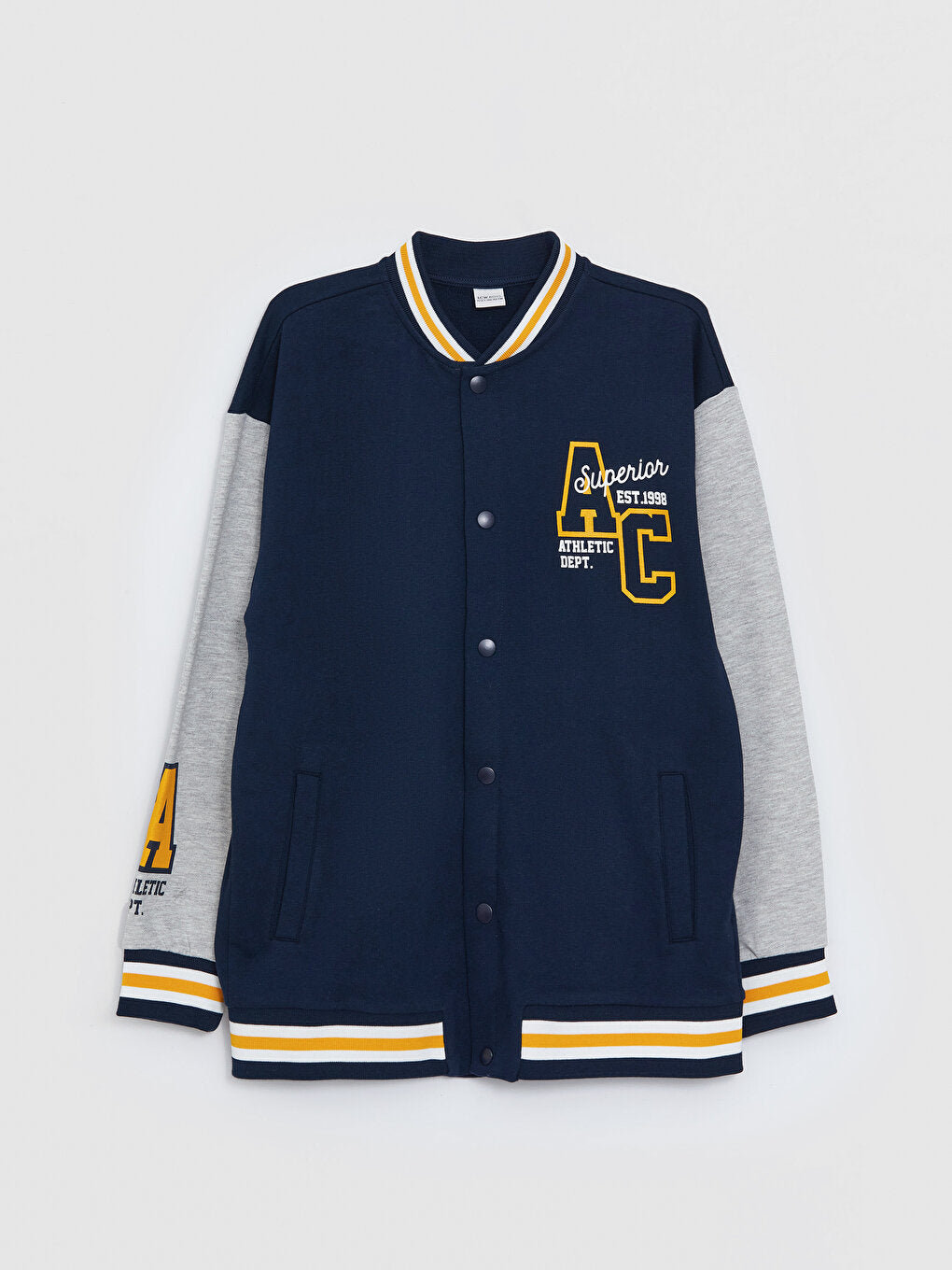 Printed Long Sleeve Boys' College Jacket