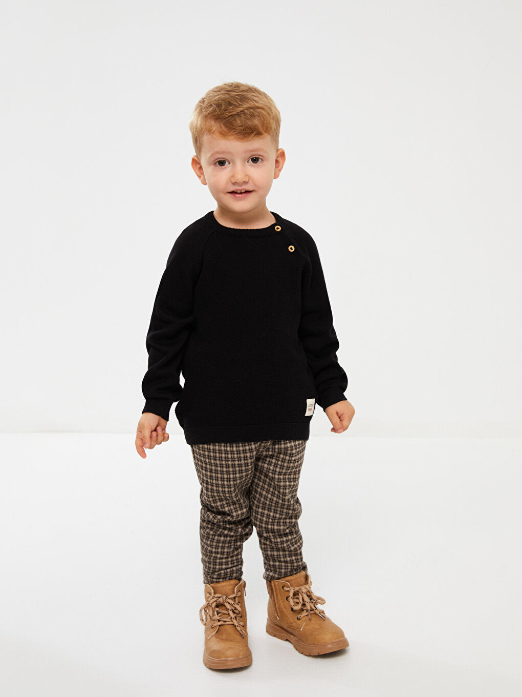 Baby Boy Trousers with Elastic Waist