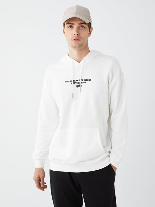 Long Sleeve Printed Men's Hoodie