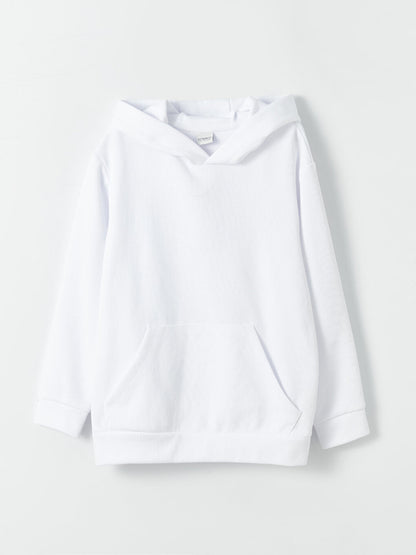 Basic Long Sleeve Boys Hoodie