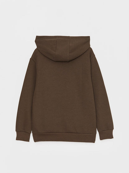 Basic Long Sleeve Boys Hoodie