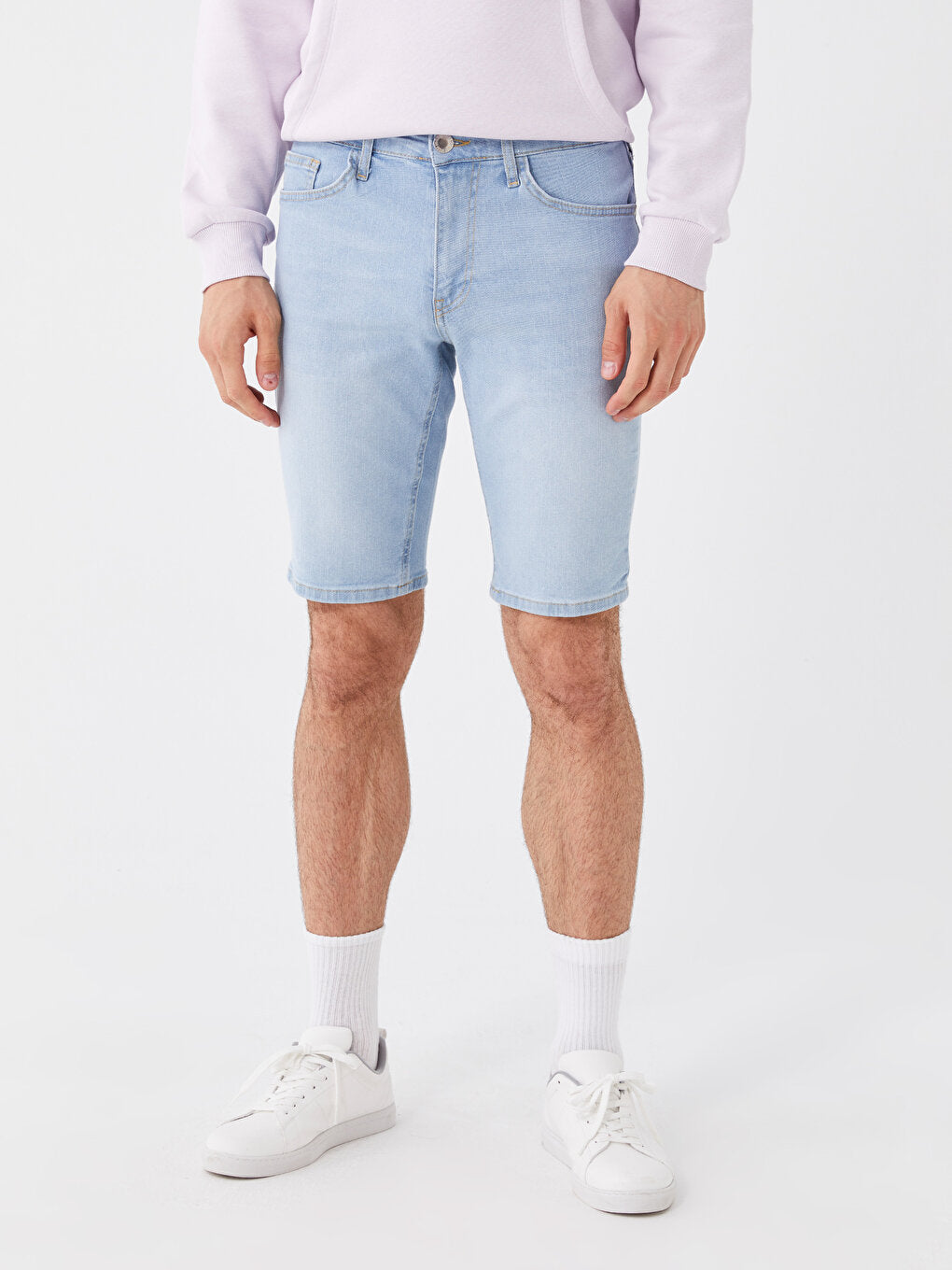 Skinny Fit Men's Jean Shorts