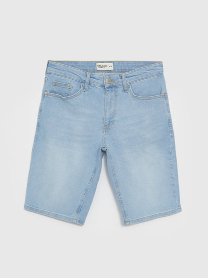 Skinny Fit Men's Jean Shorts