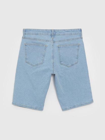 Skinny Fit Men's Jean Shorts