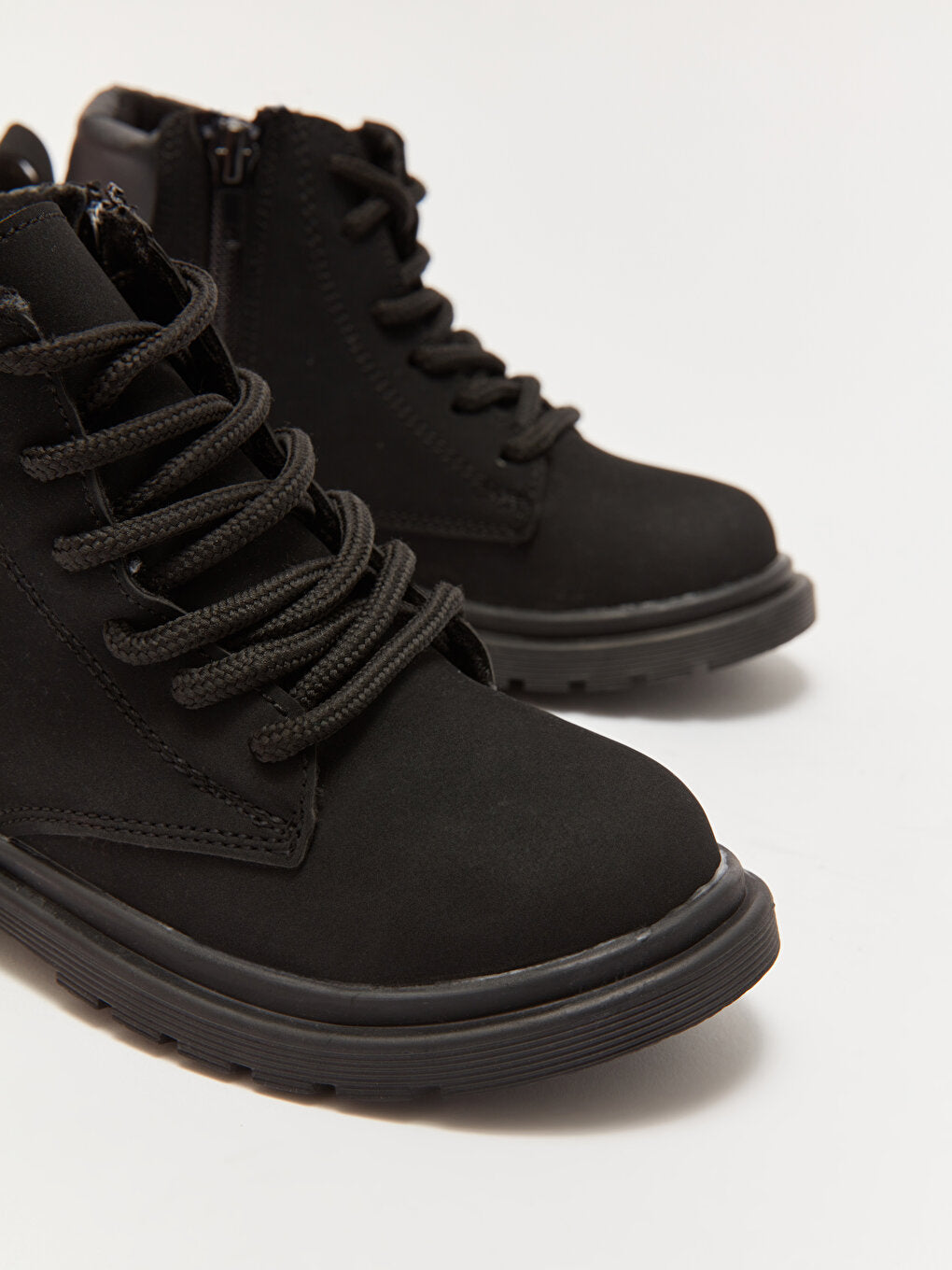 Lace-Up Thick Sole Boy's Boots