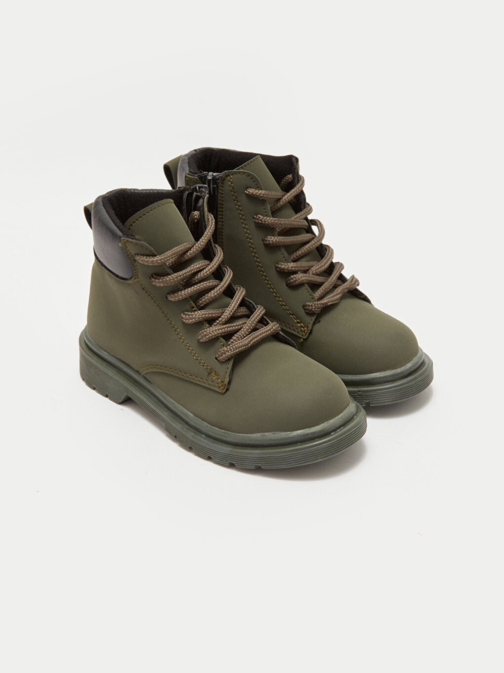 Lace-Up Thick Sole Boy's Boots