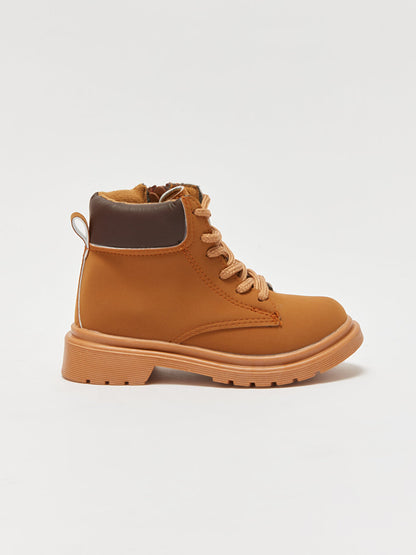 Lace-up Thick Sole Boy's Boots