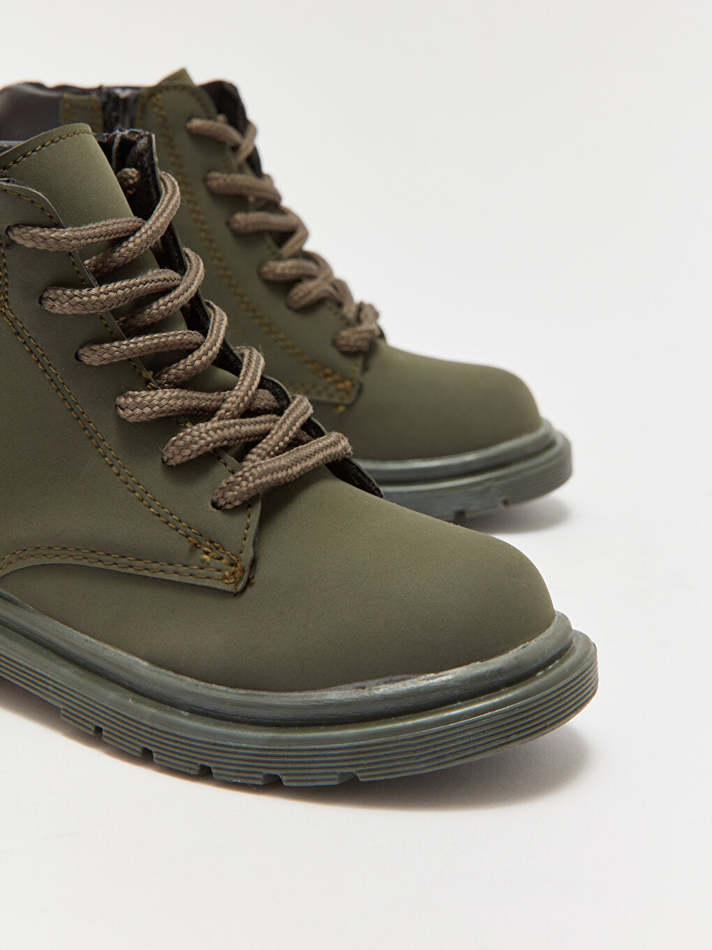 Lace-Up Thick Sole Boy's Boots