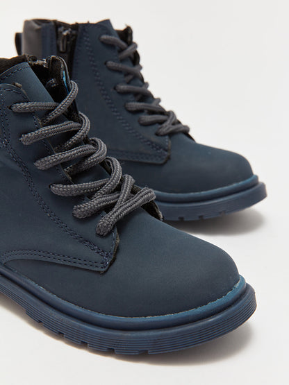 Lace-Up Thick Sole Boy's Boots