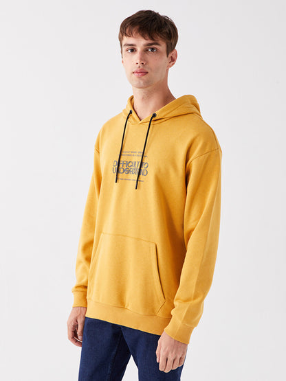 Long Sleeve Printed Men's Hoodie