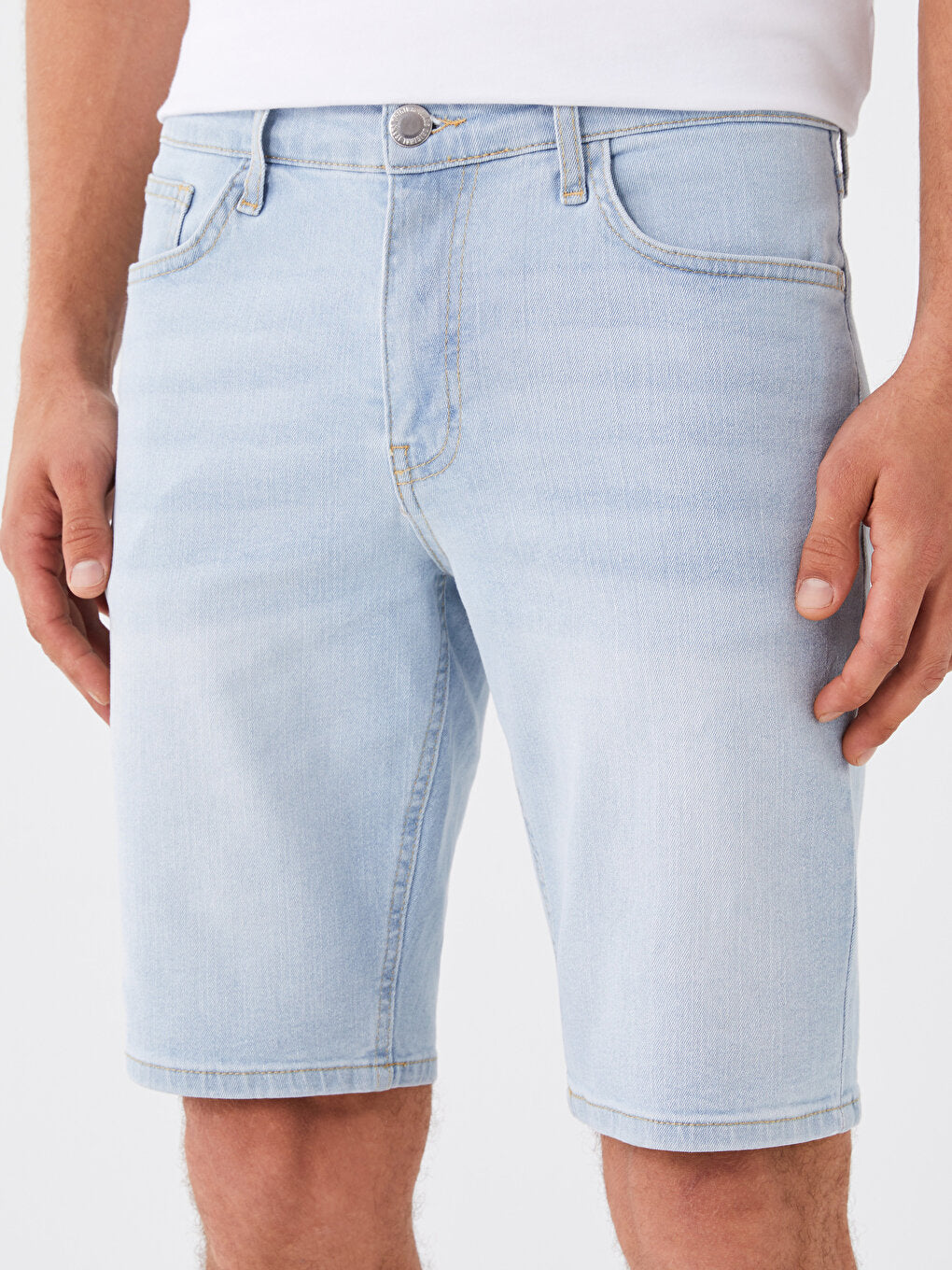 Slim Fit Men's Jean Shorts