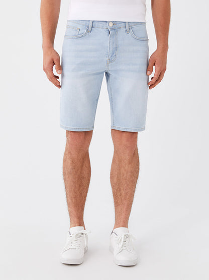 Slim Fit Men's Jean Shorts