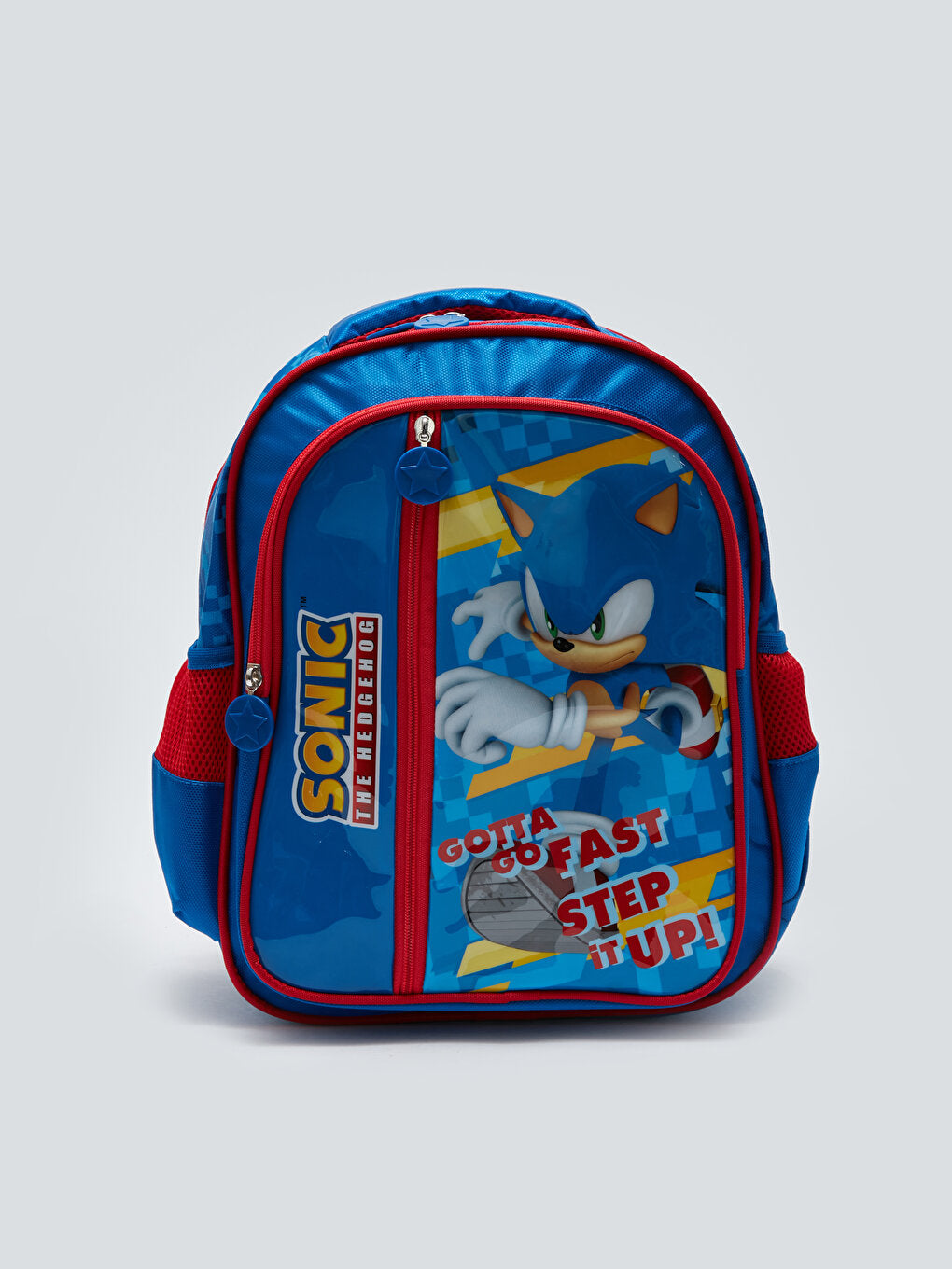 Sonic Printed Boy's School Bag