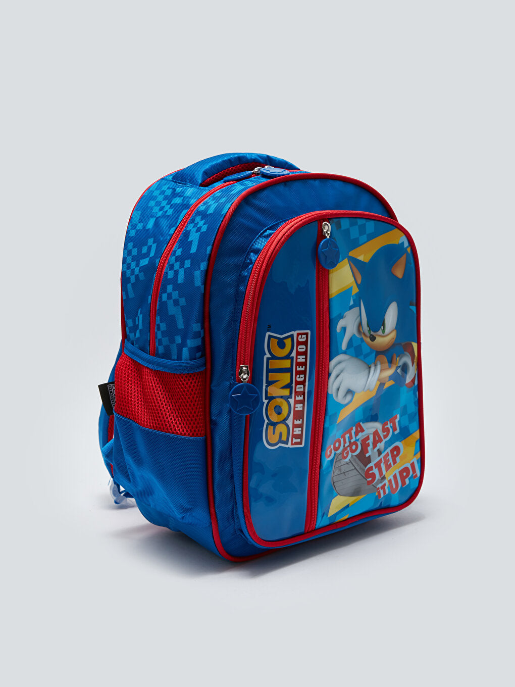 Sonic Printed Boy's School Bag