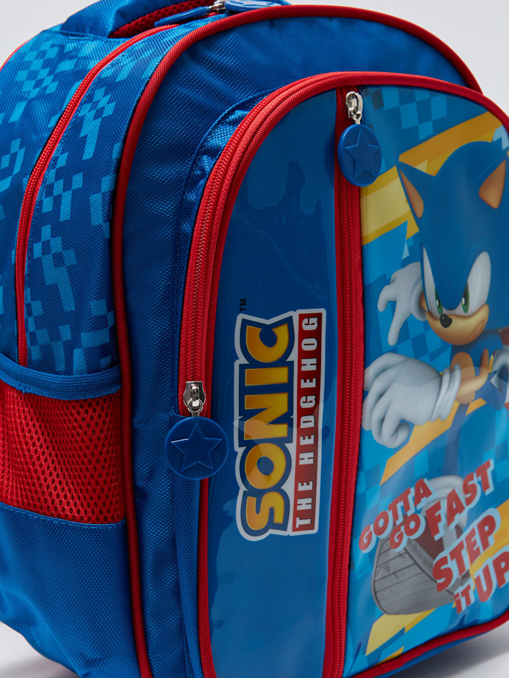 Sonic Printed Boy's School Bag