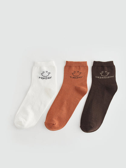 Printed Women's Socks 3 Pack