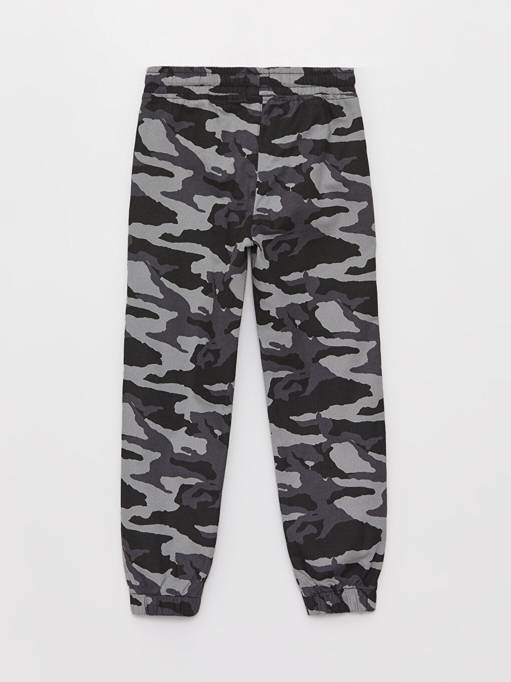 Camouflage Patterned Boy Jogger Trousers with Elastic Waist