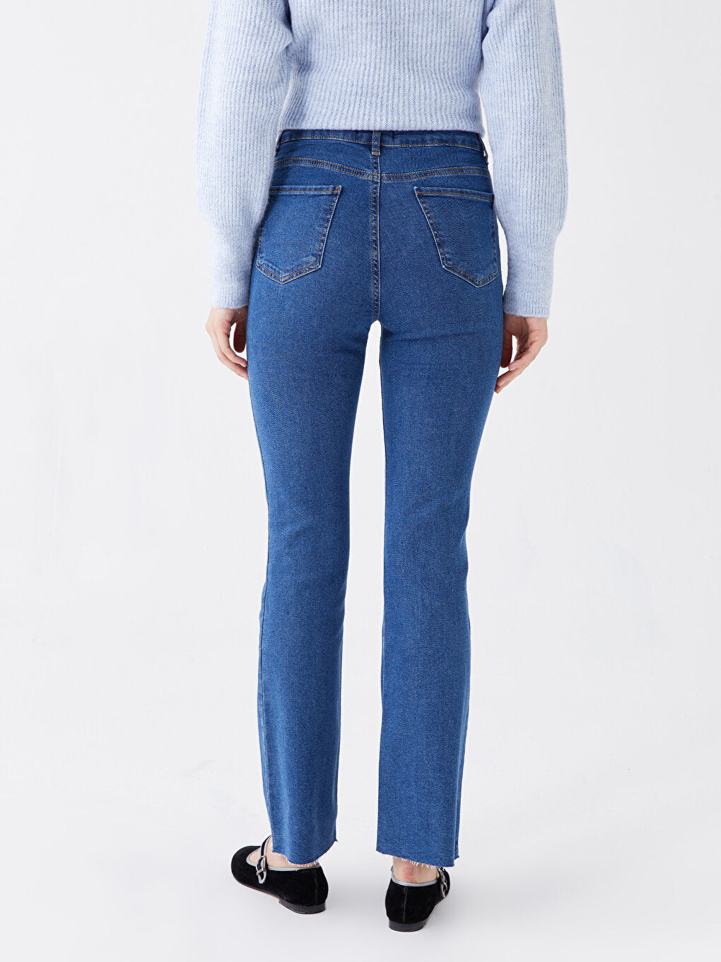 Straight Fit Women's Jean Trousers