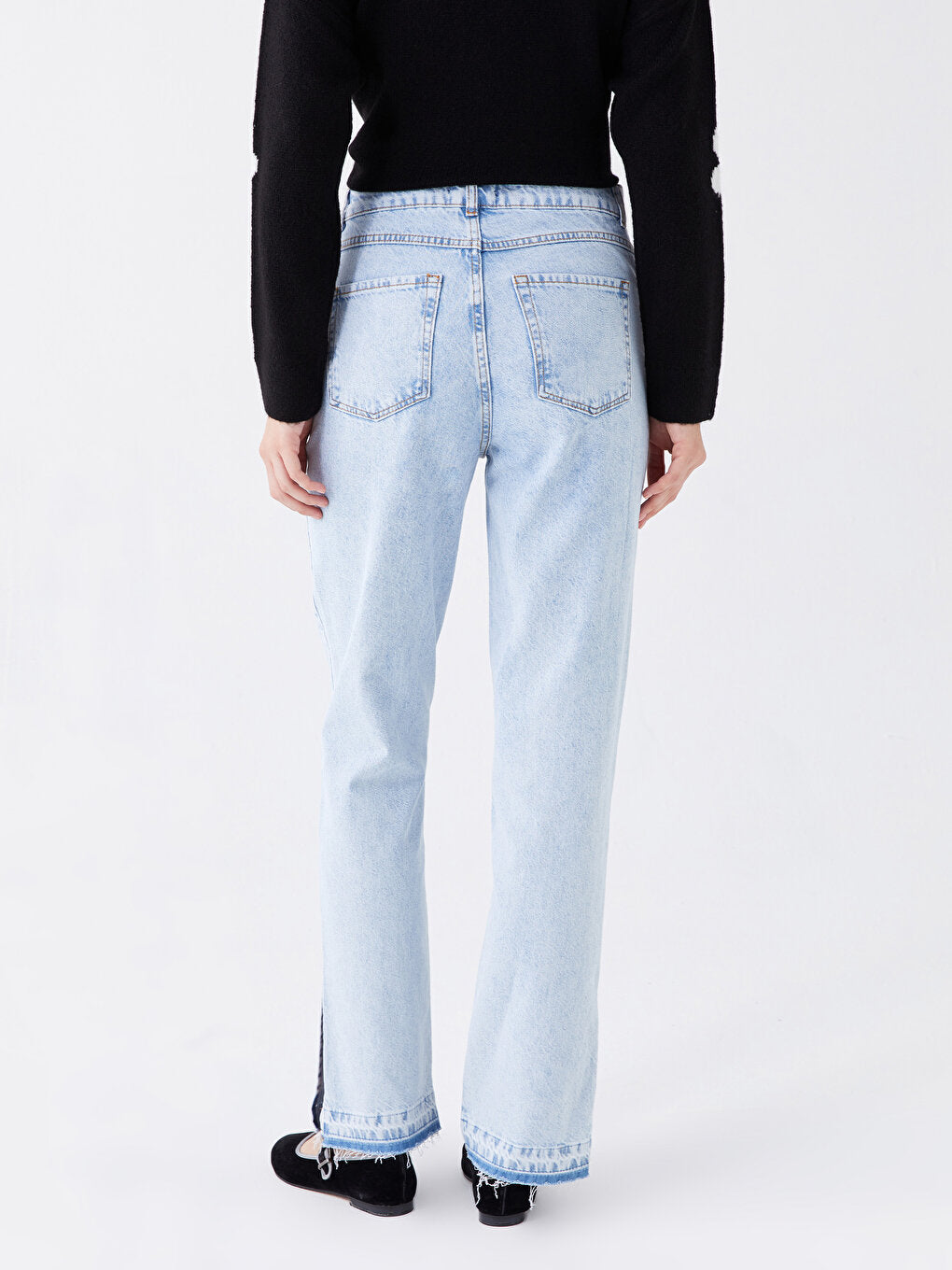 Straight Fit Women's Jean Trousers