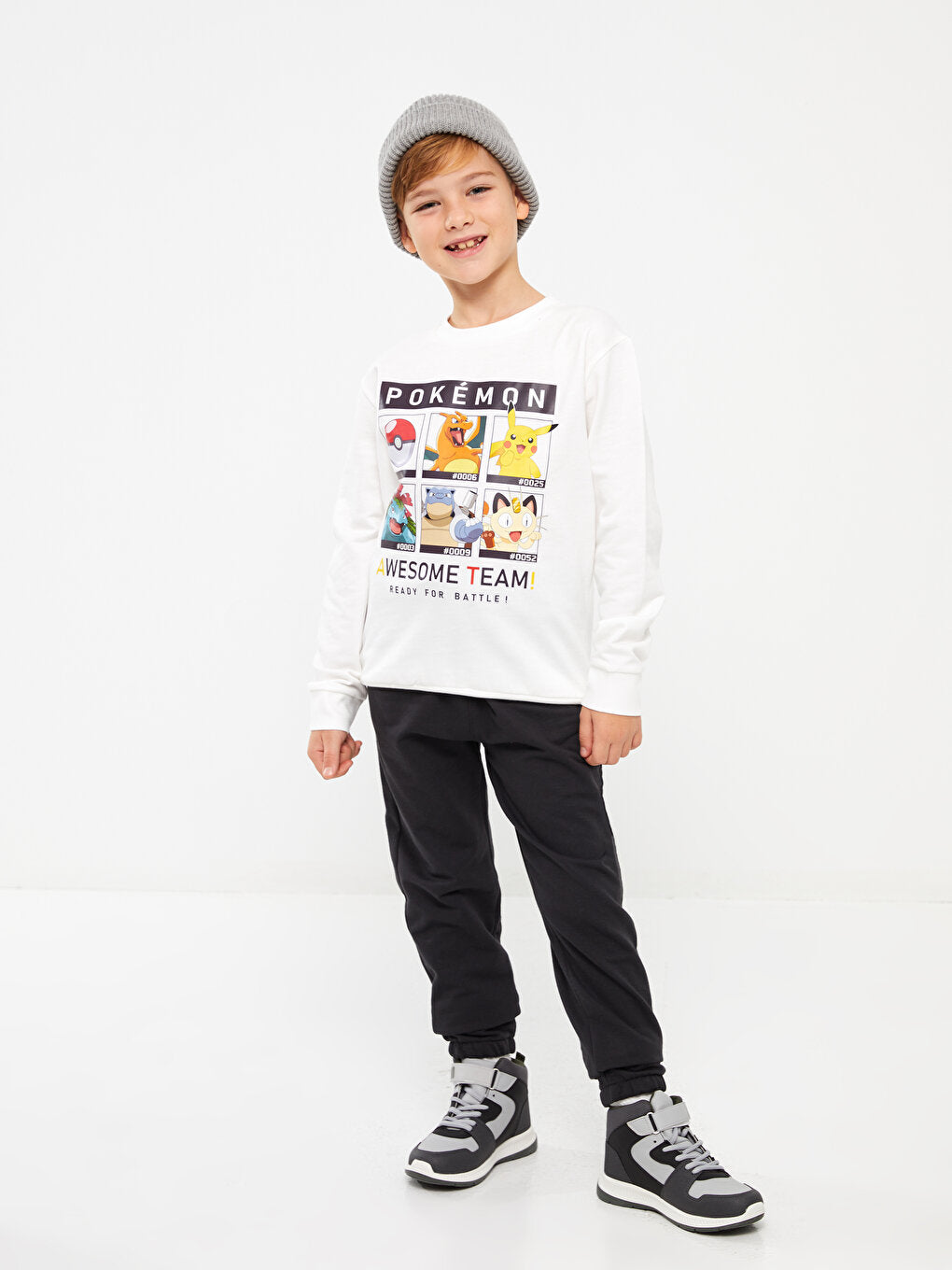 Boys' Jogger Sweatpants with Elastic Waist