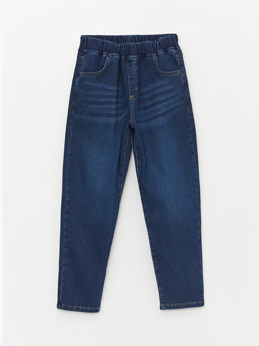 Boy's Jean Trousers with Elastic Waist